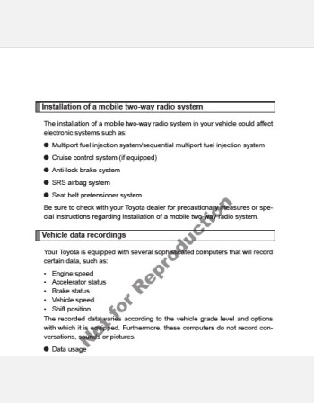 toyota fj cruiser 2012-2013 owners manual